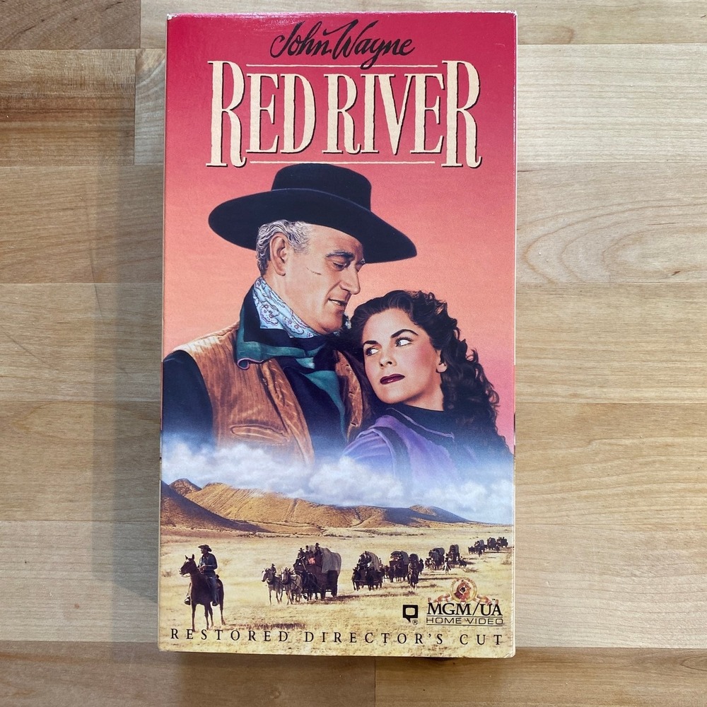 Red River‎ VHS 1948 Western Restored Director's Cut John Wayne MGM/UA